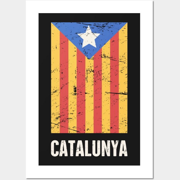 Catalonia / Catalunya Flag Wall Art by MeatMan